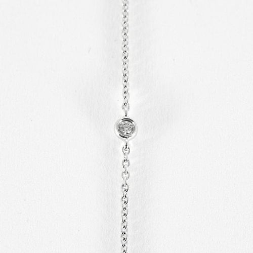 Collier 52cm Chaîne - Collier en or blanc 18 carats et 16 diamants 58 Facettes 58_f68