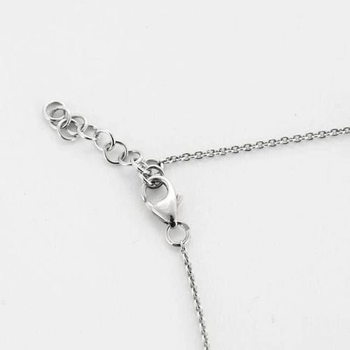 Collier 52cm Chaîne - Collier en or blanc 18 carats et 16 diamants 58 Facettes 58_f68
