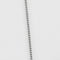 Collier 44cm Chaîne avec pendentif rotatif en or blanc 18 carats et diamants 58 Facettes 58_f60