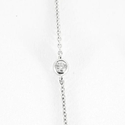 Collier 23cm Collier - Pendentif cœur en or blanc 18 carats et diamants 58 Facettes 58_f64