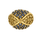 Bague 54 Bague en or jaune 18 carats sertie de saphirs bleus et jaunes 58 Facettes 2037