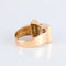 Bague 52.5 Bague tank en or jaune 18 ct et platine, diamants 58 Facettes 1
