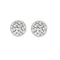 Boucles d'oreilles Messika - Boucles d’oreilles rondes pavées en or blanc et diamants 58 Facettes