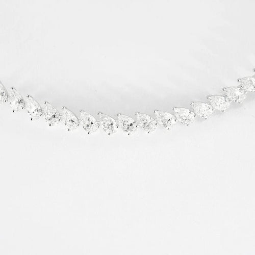 Collier Messika - Collier rivière en or blanc et diamants 58 Facettes