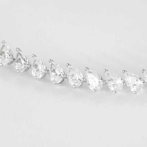 Collier Messika - Collier rivière en or blanc et diamants 58 Facettes