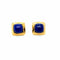 Boucles d'oreilles Boucles d’oreilles en lapis-lazuli en or jaune 750 58 Facettes