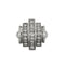 Bague 53 Bague dôme en platine à diamants taille brillant 58 Facettes