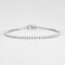 Bracelet Bracelet rivière en or blanc 18 carats et diamants naturels 58 Facettes