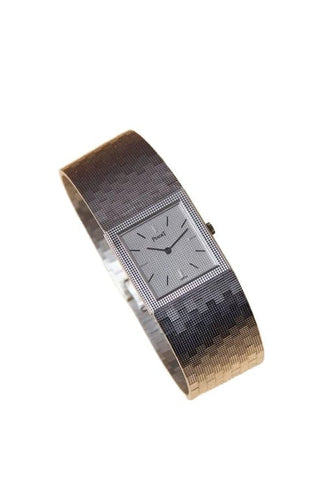 Montre Piaget - Montre en or blanc 18 carats réf. 9131 58 Facettes