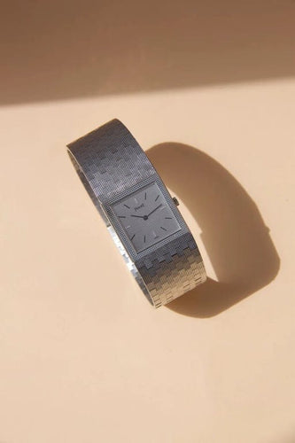 Montre Piaget - Montre en or blanc 18 carats réf. 9131 58 Facettes