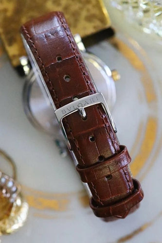 Montre Bulgari Bulgari-Bulgari - Montre BB-33 SGL en or 18 carats et acier 58 Facettes