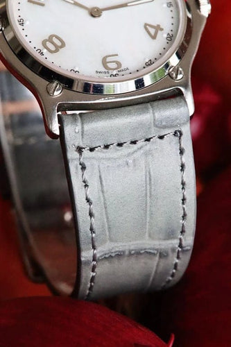Montre Ebel - Montre vintage à cadran nacre blanche quartz 58 Facettes