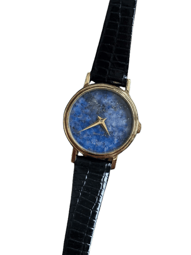 Montre ESKA - Montre femme vintage à cadran en lapis-lazuli 58 Facettes
