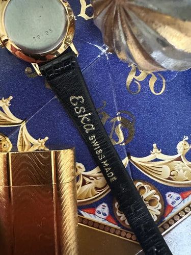 Montre ESKA - Montre femme vintage à cadran en lapis-lazuli 58 Facettes