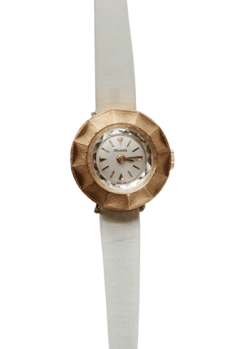 Montre Nivada - Coffret de montre vintage plaqué or avec pendentif 58 Facettes