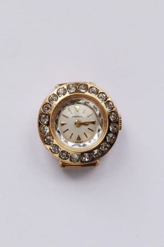 Montre Nivada - Coffret de montre vintage plaqué or avec pendentif 58 Facettes
