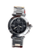Montre Cartier Pasha - Montre automatique en acier à cadran noir 58 Facettes