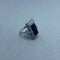 Bague 57 Bague en or blanc 14 kt avec diamants et onyx 58 Facettes