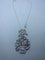 Collier Collier en or jaune 14 kt et argent avec diamants 58 Facettes