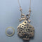 Collier Collier en or jaune 14 kt et argent avec diamants 58 Facettes