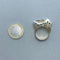 Bague 56 Bague en or 14 kt avec diamants et saphirs 58 Facettes