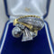 Bague 60 Bague en or 14 kt et diamants 58 Facettes