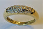 Bague 49 Bague en or jaune et or blanc 18k avec diamants 58 Facettes