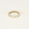 Bague 53 Alliance américaine - Bague en or gris 18 carats et diamants 2,10 ct 58 Facettes