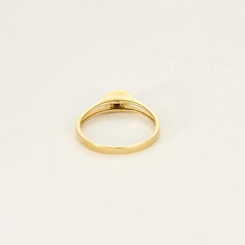 Bague 51 Bague solitaire - Diamant taille brillant 0,11 ct en or jaune 18k 58 Facettes