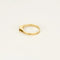 Bague 51 Bague solitaire - Diamant taille brillant 0,11 ct en or jaune 18k 58 Facettes