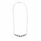 Collier Collier en or blanc 18 carats avec rubis, émeraudes et diamants 58 Facettes 1056180