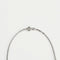 Collier Collier en or blanc 18 carats avec rubis, émeraudes et diamants 58 Facettes 1056180