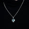 Pendentif Pendentif aigue-marine et diamants en or blanc 18 carats 58 Facettes 1664917