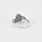 Bague 54 Bague cœur en or blanc 18 carats et 33 diamants 58 Facettes 2086203
