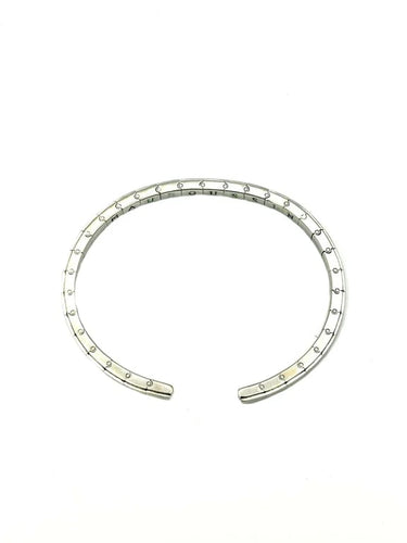 Bracelet Mauboussin - Bracelet jonc articulé en or blanc 18K et diamants 58 Facettes