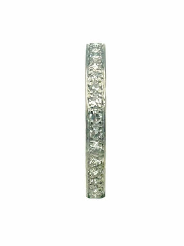 Bague 59 Alliance - Bague en or blanc et diamants 0,60 ct 58 Facettes