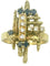 Bague 55 Bague vintage en or jaune 18K, saphirs et diamants 58 Facettes