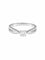 Bague 54 Bague de fiançailles en or blanc 18k et diamants 58 Facettes