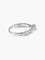 Bague 54 Bague de fiançailles en or blanc 18k et diamants 58 Facettes