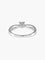 Bague 54 Bague de fiançailles en or blanc 18k et diamants 58 Facettes