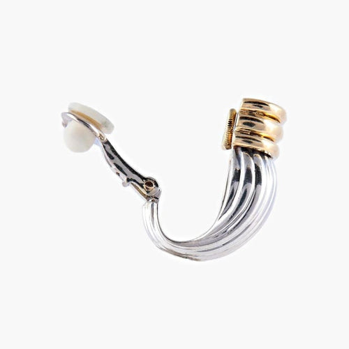Boucles d'oreilles OJ Perrin - Boucles d’oreilles en or 18k et argent 58 Facettes
