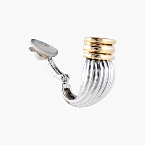 Boucles d'oreilles OJ Perrin - Boucles d’oreilles en or 18k et argent 58 Facettes