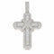 Pendentif Croix princesse - Pendentif en or blanc et diamants 58 Facettes