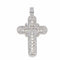 Pendentif Croix princesse - Pendentif en or blanc et diamants 58 Facettes