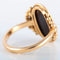 Bague 56 Bague camée sur onyx en or jaune 18k 58 Facettes