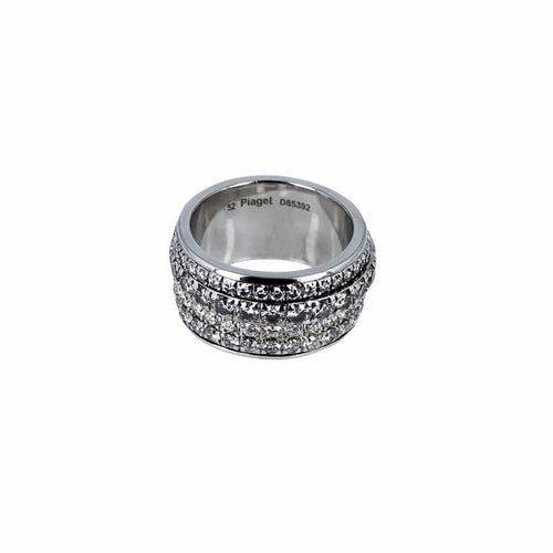 Bague 52 Piaget Possession - Bague en or blanc 18 carats et diamants 58 Facettes 001.40618