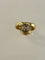 Bague 55 Bague boule pavée de diamants en or jaune 18 carats 58 Facettes 751089