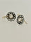 Boucles d'oreilles Boucles d'oreilles Églantine - Fleur en or 18 carats, argent, perles et diamants 58 Facettes 988896