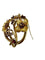 Broche Broche Napoléon III en or jaune 18 carats, grenats et perles fines 58 Facettes