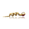Collier Nyoka - Collier vintage en or jaune 18k avec rubis et diamants 58 Facettes